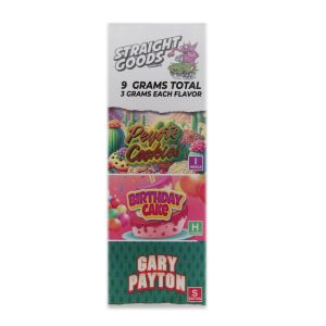 Buy Straight Goods – Triple Chamber Vape – Peyote Cookies + Birthday Cake + Gary Payton (3 Grams + 3 Grams + 3 Gram) online Canada