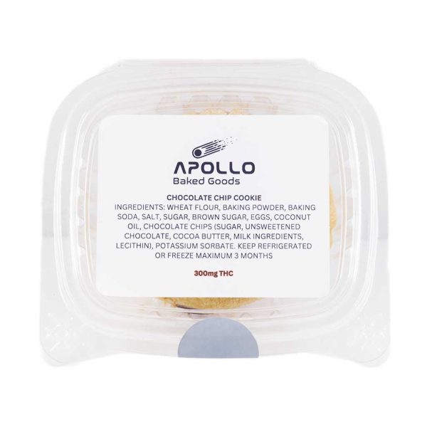 Buy Apollo Baked Goods – Chocolate Chip Cookies – 300mg THC online Canada