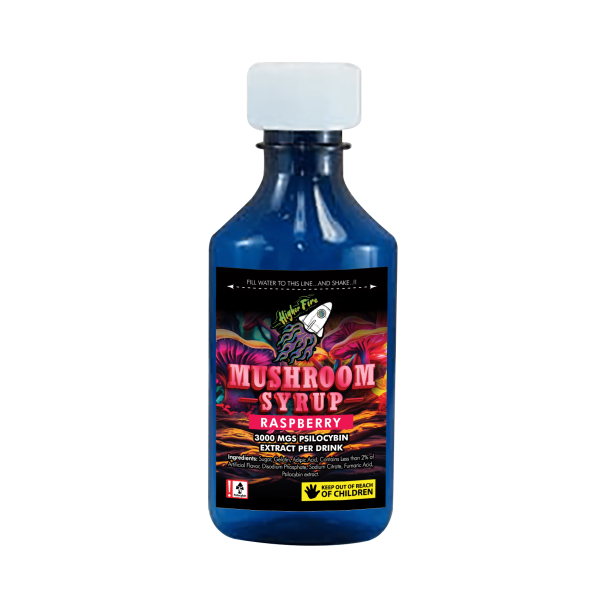 Buy Higher Fire Extracts – Mushroom Syrup – Raspberry 3000mg Psilocybin online Canada