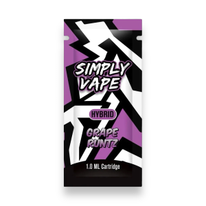 Buy Simply Vapes – THC Cartridge – Grape Runtz – 1ML online Canada
