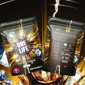 Buy One Life Edibles – Root Beer Gummy – 150mg THC + 150mg CBD online Canada