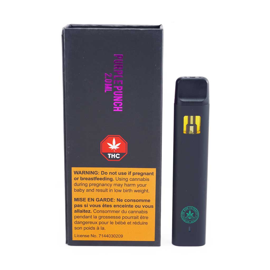 Buy So High Extracts Premium Vape 2ML THC – Purple Punch (Indica) online Canada