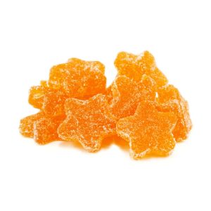 Buy Apollo Edibles – Sour Peach Shooting Stars 3000mg THC Indica online Canada