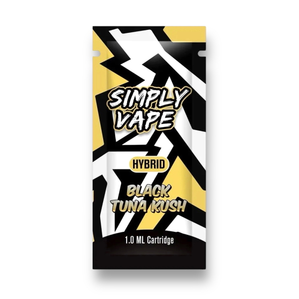 Buy Simply Vapes – THC Cartridge – Black Tuna Kush – 1ML online Canada