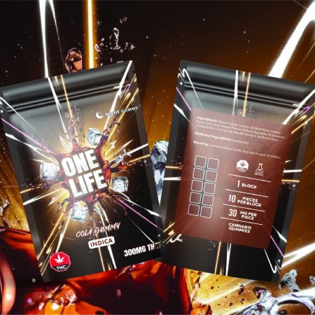 One Life Edibles – Cola Gummy – 300mg THC (Indica) Buy One Life Edibles – Cola Gummy – 300mg THC (Indica) online Canada