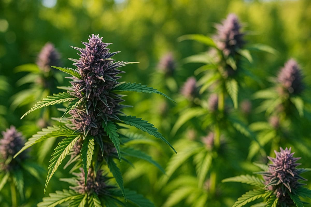 purple haze cannabis garden