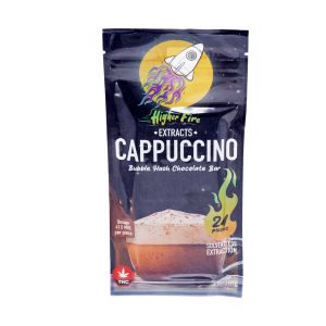 Buy Higher Fire Extracts – Bubble Hash Chocolate Bar – Cappuccino 1000mg THC online Canada