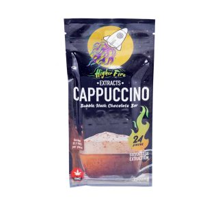 Buy Higher Fire Extracts – Bubble Hash Chocolate Bar – Cappuccino 2000mg THC online Canada