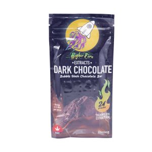 Buy Higher Fire Extracts – Bubble Hash Chocolate Bar – Dark 1000mg THC online Canada
