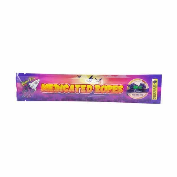 Buy Higher Fire Extracts – Medicated Ropes – Grape 400MG THC online Canada