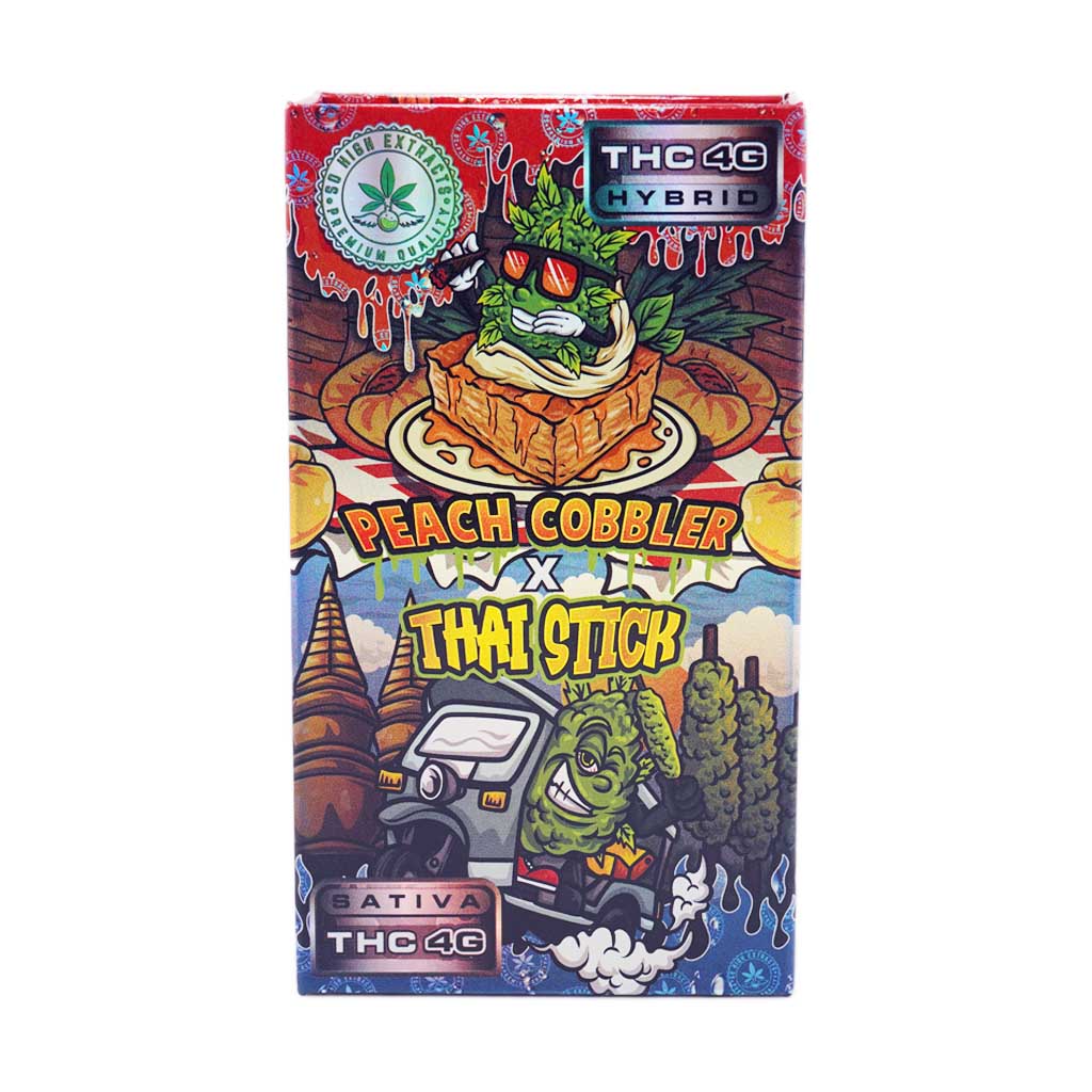 Buy So High Extracts – Dual Chamber Pen – Peach Cobbler + Thai Stick (4 Grams + 4 Grams) online Canada