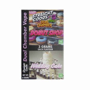 Buy Straight Goods – Dual Chamber Vape –  Donut Shop + Wedding Cake (3 Grams + 3 Grams) online Canada