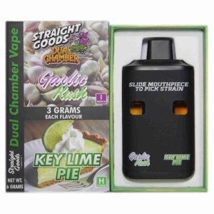 Buy Straight Goods – Dual Chamber Vape –  Garlic Kush + Key Lime Pie (3 Grams + 3 Grams) online Canada