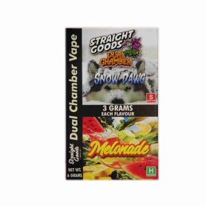 Buy Straight Goods – Dual Chamber Vape – Snow Dawg + Melonade (3 Grams + 3 Grams) online Canada
