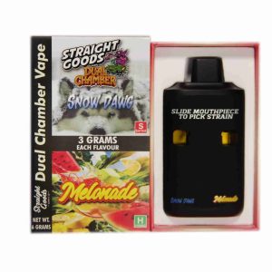 Buy Straight Goods – Dual Chamber Vape – Snow Dawg + Melonade (3 Grams + 3 Grams) online Canada