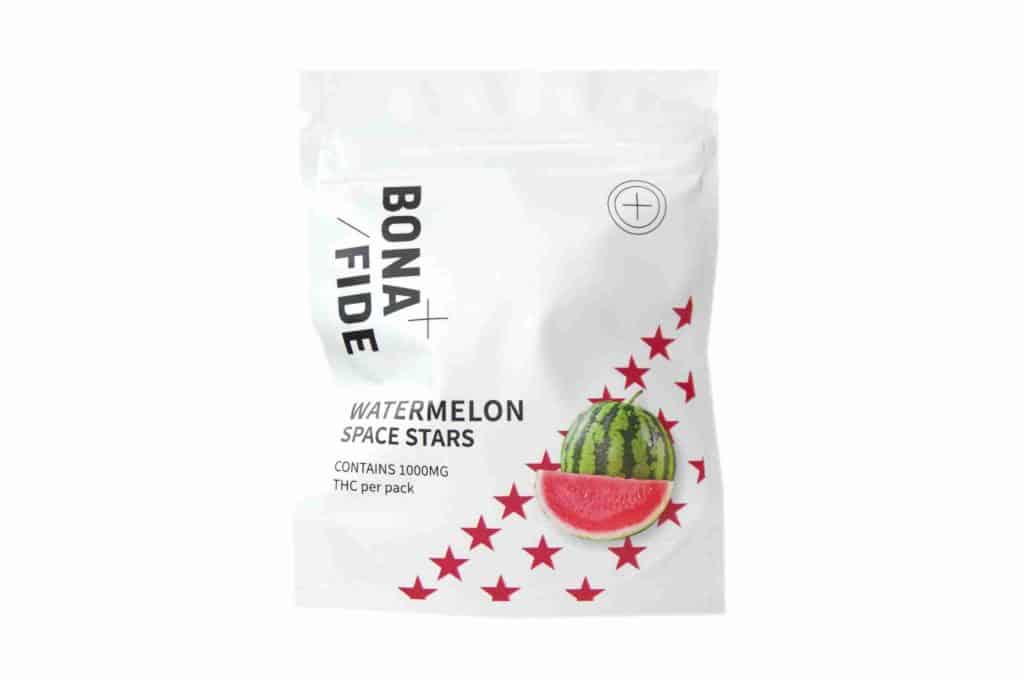Buy Bonafide –  Space Stars – Watermelon 1000mg THC online Canada