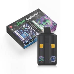 Buy Green Supreme – Dual Chamber Disposable THC Vape Pen – Alien Gelato + Blueberry Diesel (3 Grams + 3 Grams) online Canada