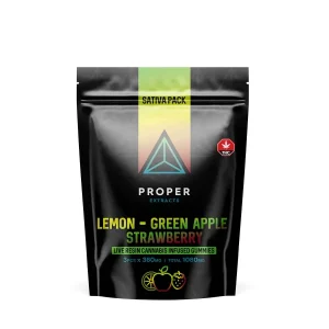Buy Proper Extracts Edibles – Triangles 1080mg Live Resin Gummies – Sativa Pack online Canada