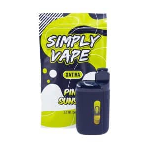 Buy Simply Vapes – THC Disposable Pen – Pink Sunset – 5ML online Canada