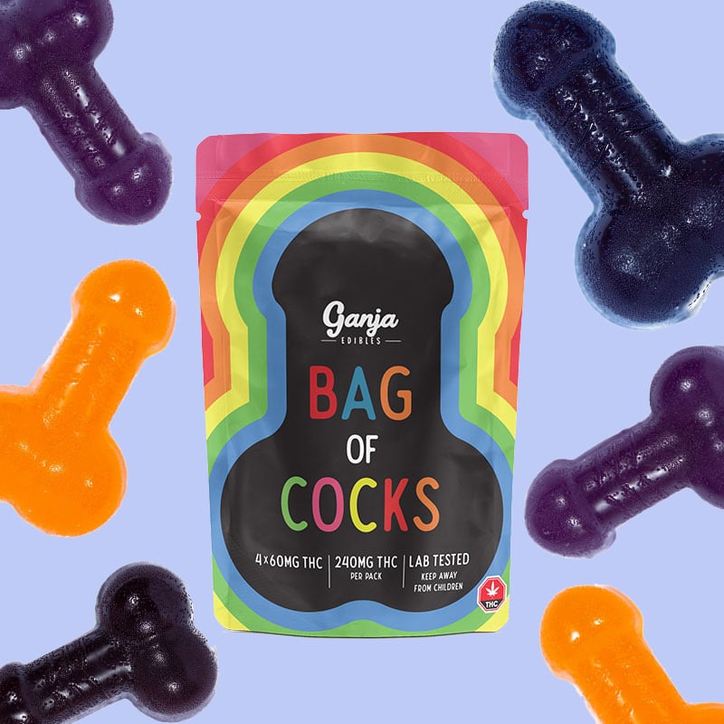 Ganja Edibles – Bag of Cocks Sour 240mg THC Buy Ganja Edibles – Bag of Cocks Sour 240mg THC online Canada