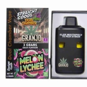 Straight Goods – Dual Chamber Vape – Granjo + Melon Lychee (3 Grams + 3 Grams) Buy Straight Goods – Dual Chamber Vape – Granjo + Melon Lychee (3 Grams + 3 Grams) online Canada