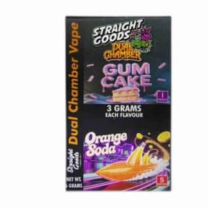 Straight Goods – Dual Chamber Vape – Gum Cake + Orange Soda (3 Grams + 3 Grams) Buy Straight Goods – Dual Chamber Vape – Gum Cake + Orange Soda (3 Grams + 3 Grams) online Canada