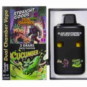 Straight Goods – Dual Chamber Vape – Mendo + Cucumber (3 Grams + 3 Grams) Buy Straight Goods – Dual Chamber Vape – Mendo + Cucumber (3 Grams + 3 Grams) online Canada