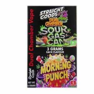 Straight Goods – Dual Chamber Vape – Sour Gascan + Morning Punch (3 Grams + 3 Grams) Buy Straight Goods – Dual Chamber Vape – Sour Gascan + Morning Punch (3 Grams + 3 Grams) online Canada