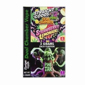 Straight Goods – Dual Chamber Vape – Strawberry Lemonade + Pine Tar (3 Grams + 3 Grams) Buy Straight Goods – Dual Chamber Vape – Strawberry Lemonade + Pine Tar (3 Grams + 3 Grams) online Canada