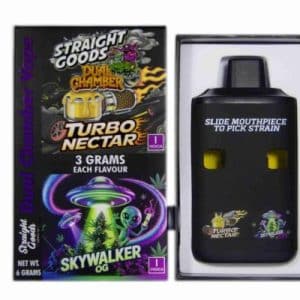 Straight Goods – Dual Chamber Vape – Turbo Nectar + Skywalker OG (3 Grams + 3 Grams) Buy Straight Goods – Dual Chamber Vape – Turbo Nectar + Skywalker OG (3 Grams + 3 Grams) online Canada