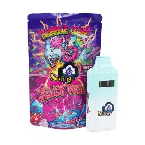 Buy Sky High Extract – Dual Chamber Vape – Bubble Gum (Indica) + Jelly Roll (Sativa) – (4 Grams + 4 Grams) online Canada
