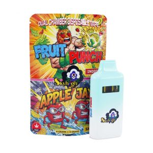Sky High Extract – Dual Chamber Vape – Fruit Punch (Indica) + Apple Jax (Sativa) – (4 Grams + 4 Grams) Buy Sky High Extract – Dual Chamber Vape – Fruit Punch (Indica) + Apple Jax (Sativa) – (4 Grams + 4 Grams) online Canada