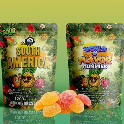 Sky High Edibles – World of Flavor Gummies – South America (1200mg THC) Buy Sky High Edibles – World of Flavor Gummies – South America (1200mg THC) online Canada
