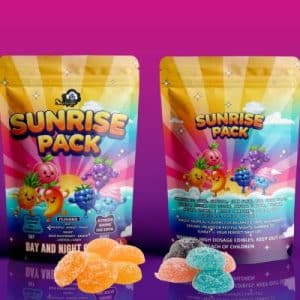 Sky High Edibles – Day and Night Gummies – Sunrise Pack (900mg THC : 300mg CBD) Buy Sky High Edibles – Day and Night Gummies – Sunrise Pack (900mg THC : 300mg CBD) online Canada