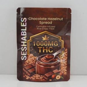 Seshables Rice Crispy – Chocolate Hazelnut Spread 1000mg THC Buy Seshables Rice Crispy – Chocolate Hazelnut Spread 1000mg THC online Canada