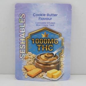 Seshables Rice Crispy – Cookie Butter 1000mg THC Buy Seshables Rice Crispy – Cookie Butter 1000mg THC online Canada