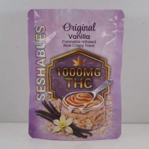 Seshables Rice Crispy – Original Vanilla 1000mg THC Buy Seshables Rice Crispy – Original Vanilla 1000mg THC online Canada