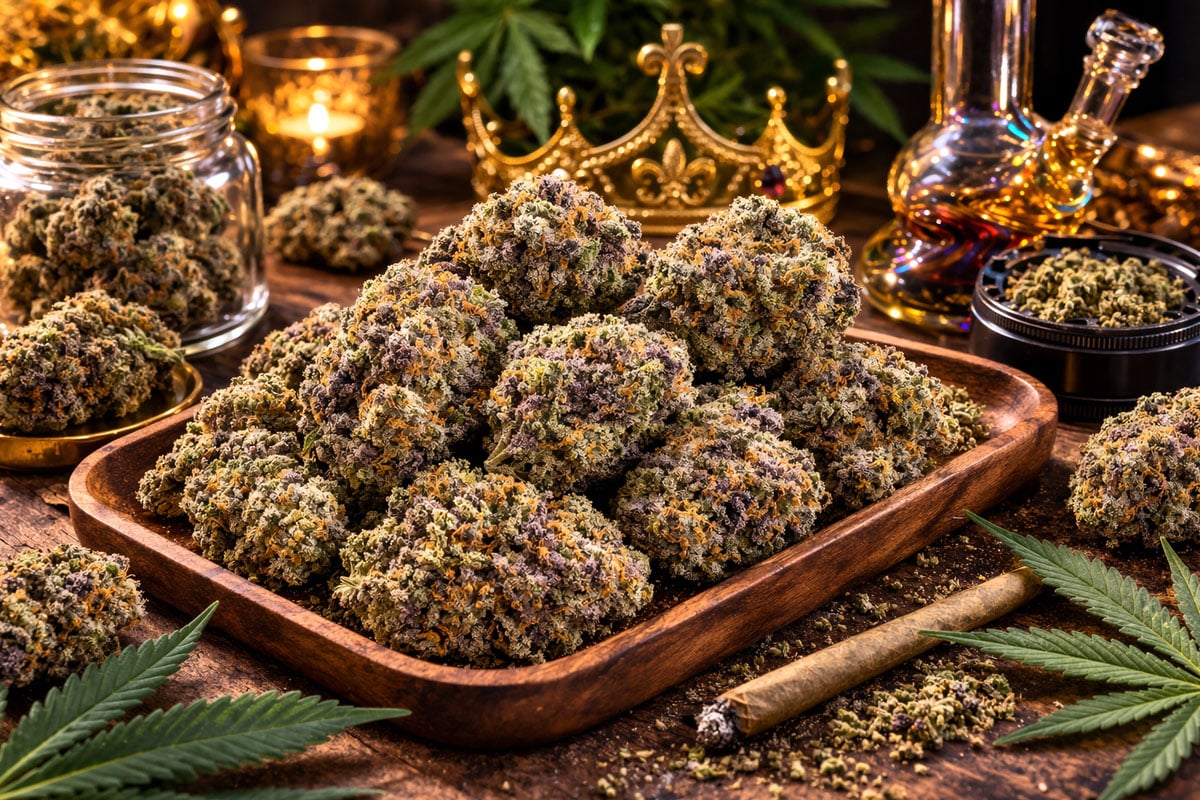 King Louie XIII Strain A Royal Indica Experience with Powerful Benefits