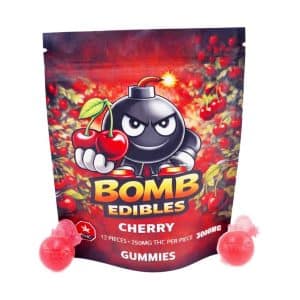 Buy Bomb Edibles – 3000mg THC Gummies – Cherry online Canada
