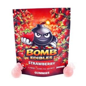 Bomb Edibles – 3000mg THC Gummies – Strawberry Buy Bomb Edibles – 3000mg THC Gummies – Strawberry online Canada