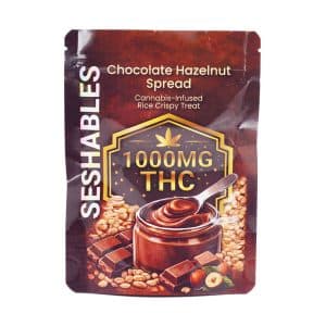 Buy Seshables Rice Crispy – Chocolate Hazelnut Spread 1000mg THC online Canada