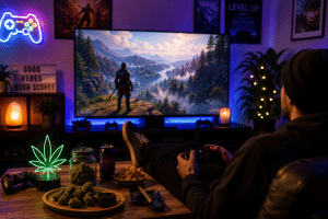 Cannabis and Gaming Exploring the Connection Between Weed and Video Games() Cannabis and Gaming Exploring the Connection Between Weed and Video Games()