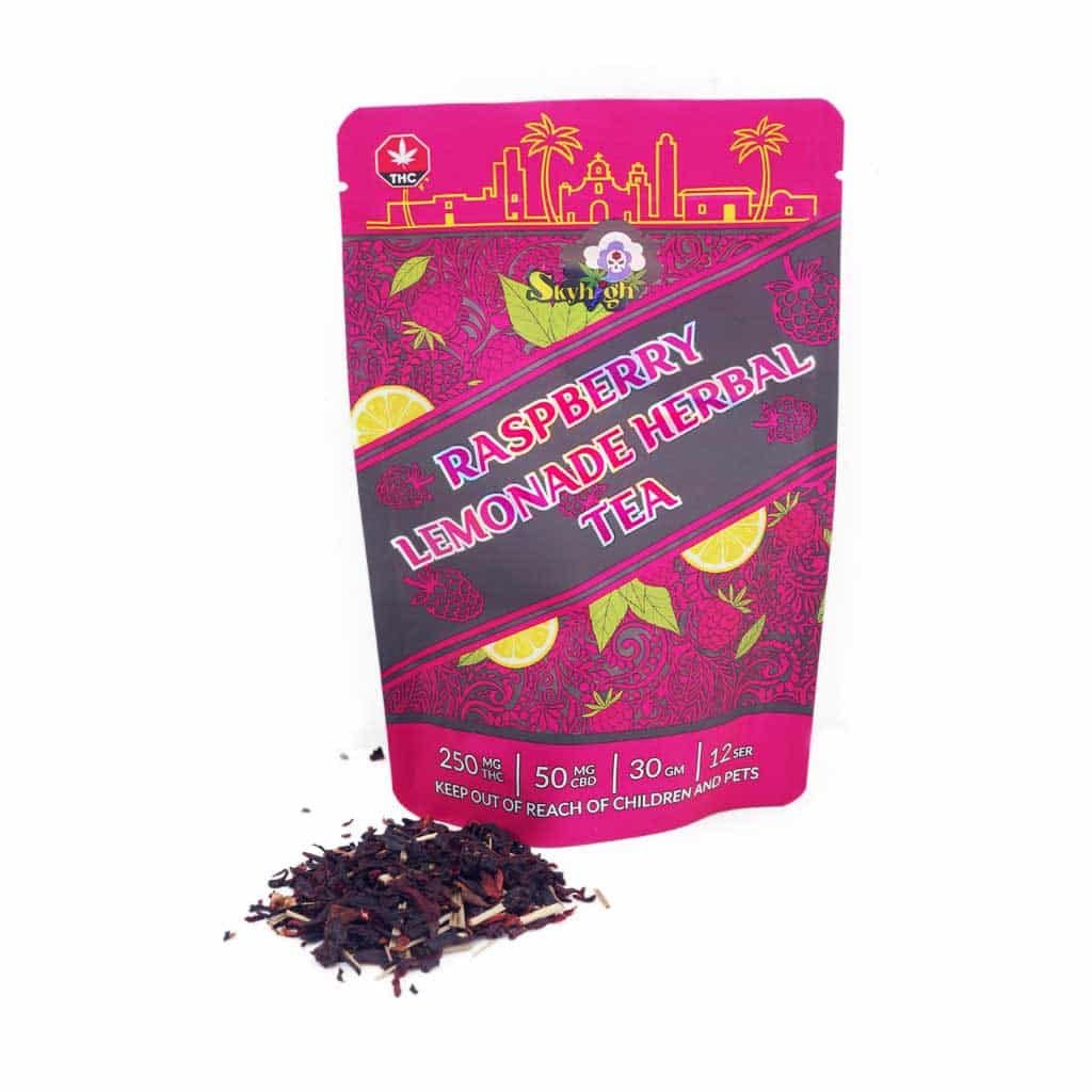 Sky High Tea – Raspberry Lemonade Herbal Tea – 250mg THC + 50mg CBD Buy Sky High Tea – Raspberry Lemonade Herbal Tea – 250mg THC + 50mg CBD online Canada