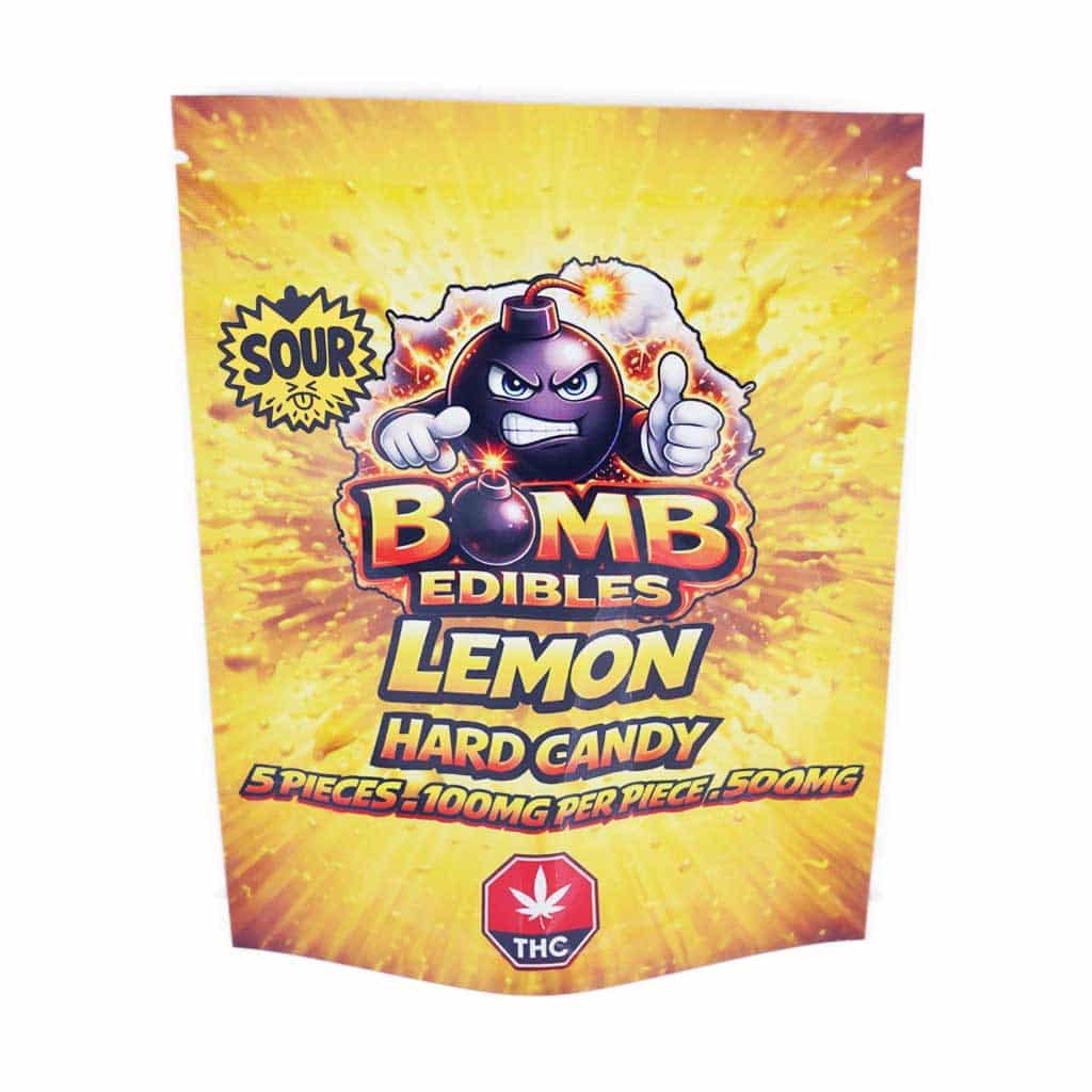 Bomb Edibles – 500mg THC Hard Candy – Sour Lemon Buy Bomb Edibles – 500mg THC Hard Candy – Sour Lemon online Canada
