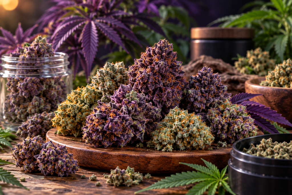 Purple Weed Strains Appearance, Terpenes, Potency, and More