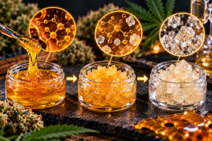 Cannabis Concentrate Crystallization How It Affects Potency, Flavor, and Freshness Cannabis Concentrate Crystallization How It Affects Potency, Flavor, and Freshness