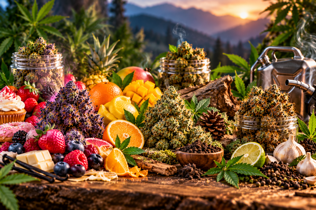 Cannabis Flavor Profiles Exploring Sweet, Fruity, Earthy, and Diesel Strains