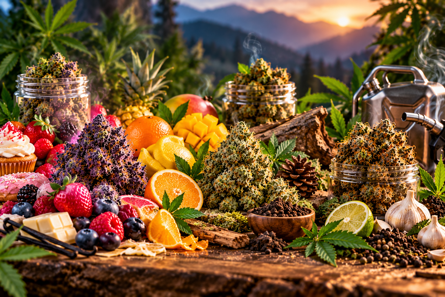 Cannabis Flavor Profiles Exploring Sweet, Fruity, Earthy, and Diesel Strains