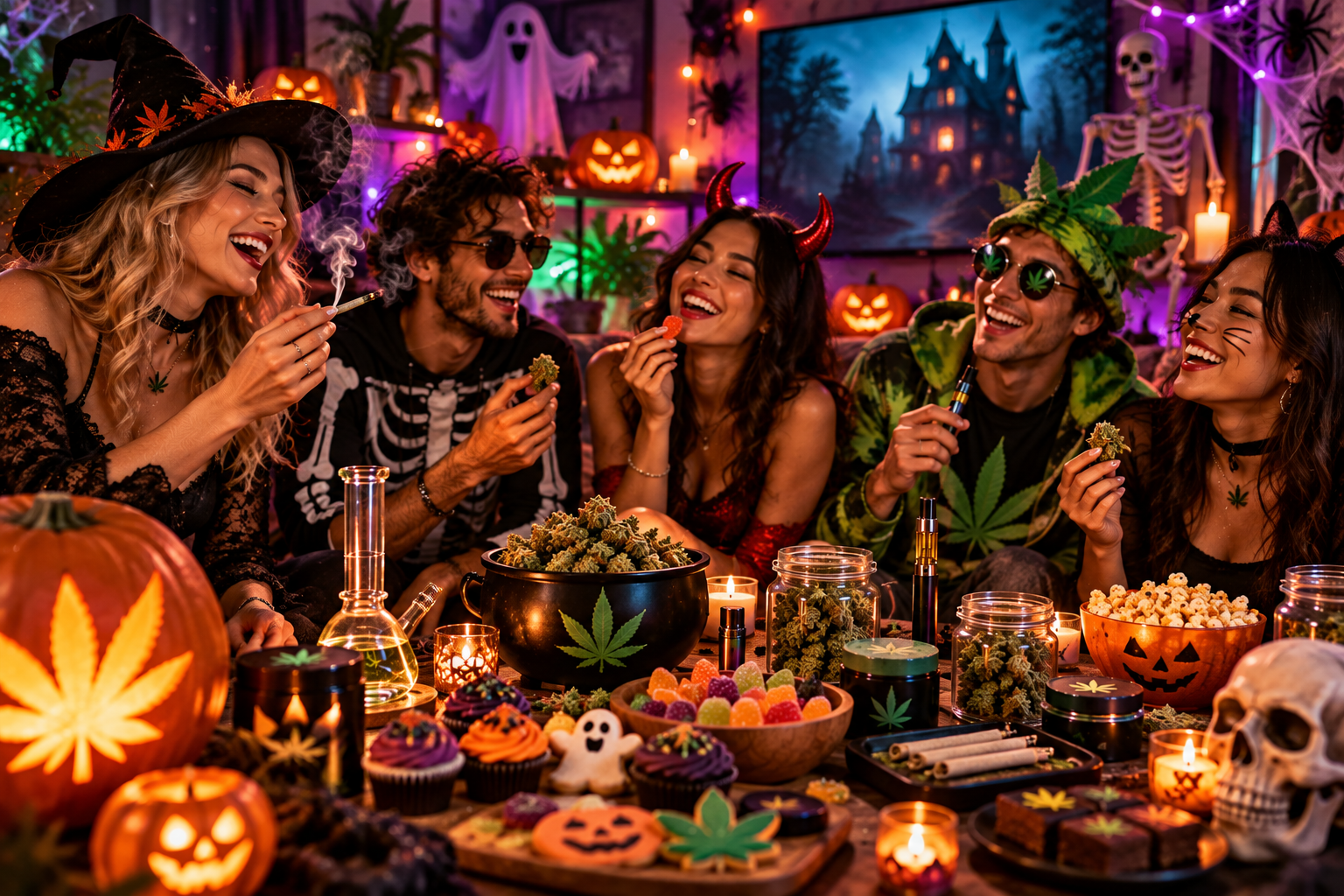 Cannabis Halloween Ideas Creative Ways to Celebrate Halloweed in