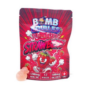 Bomb Edibles – 1200mg THC Gummy – Strawberry Buy Bomb Edibles – 1200mg THC Gummy – Strawberry online Canada